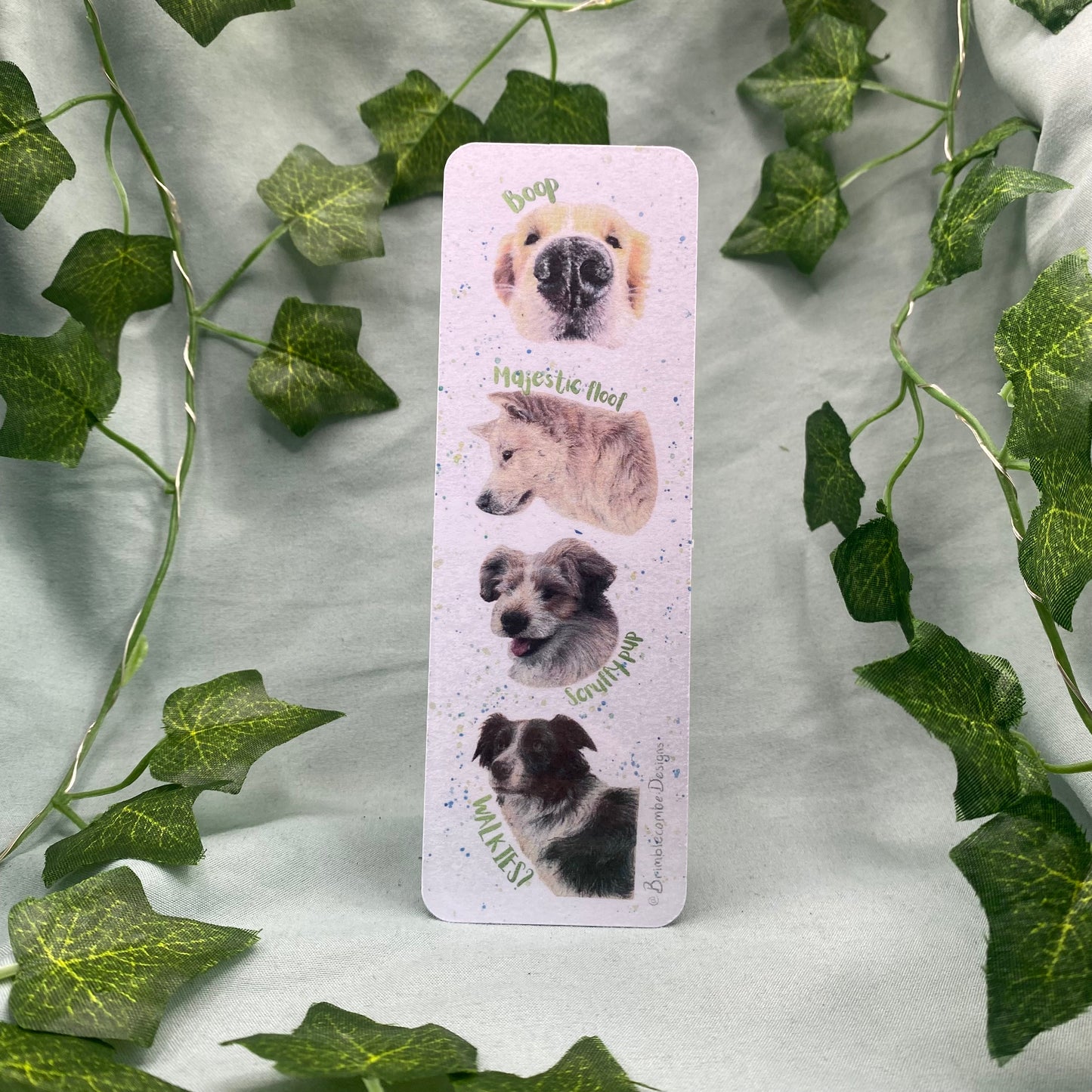 Dogs Illustrated Bookmark
