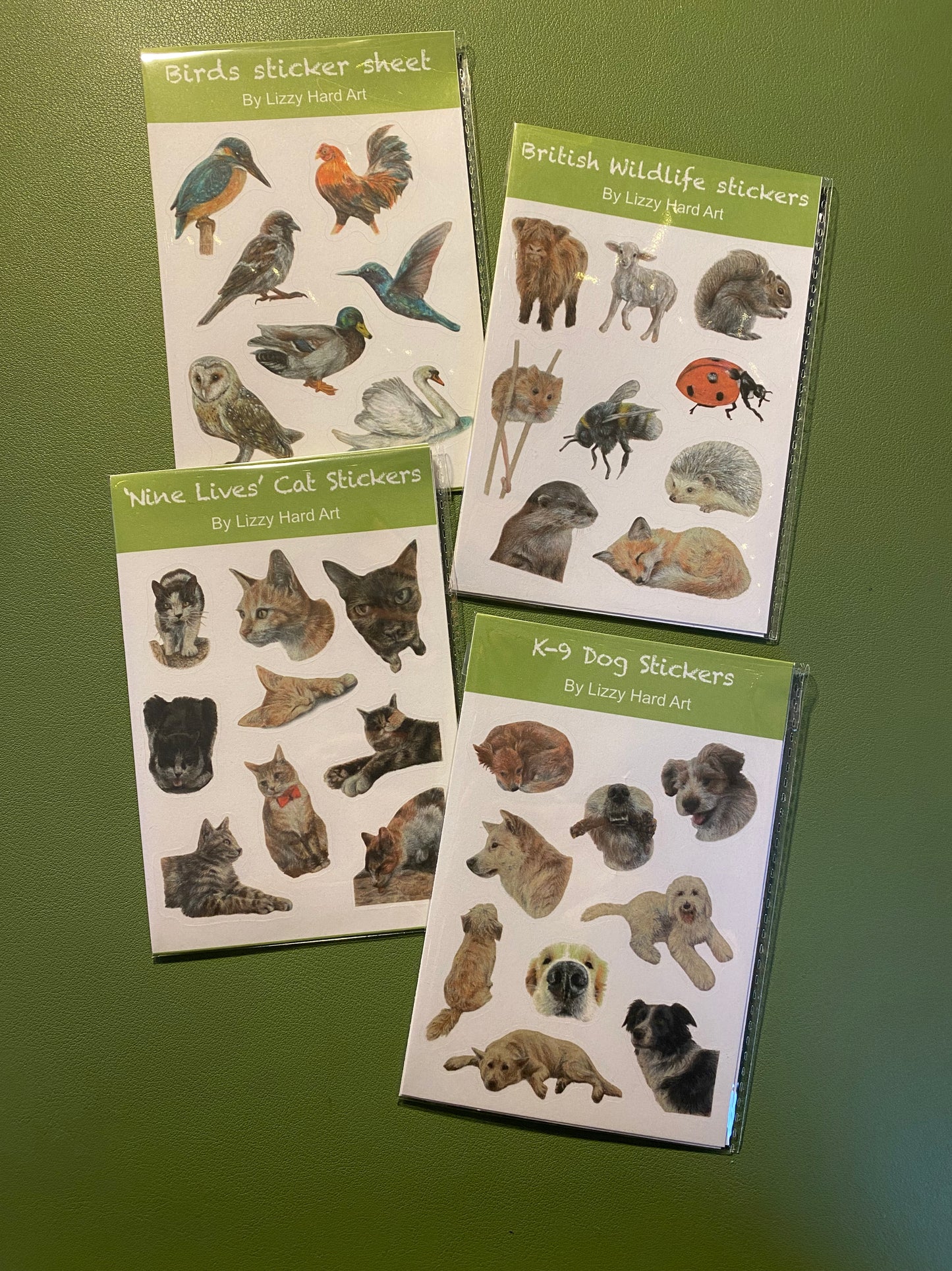 Sticker Sheet | Hand Drawn Animal Designs | Birds