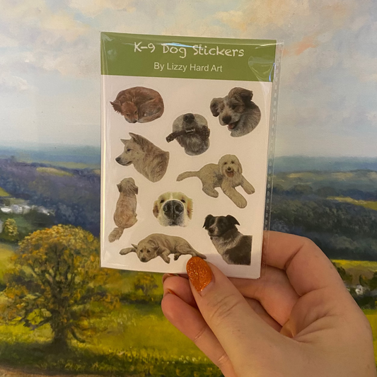 Sticker Sheet | Hand Drawn Animal Designs | Dogs